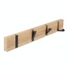 JSVER Wooden Coat Hooks Coat Rack Wall Mounted, Modern Coat