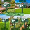4 Pack Solar Animal Repellent Ultrasonic Cat Deterrent Outdoor Deer