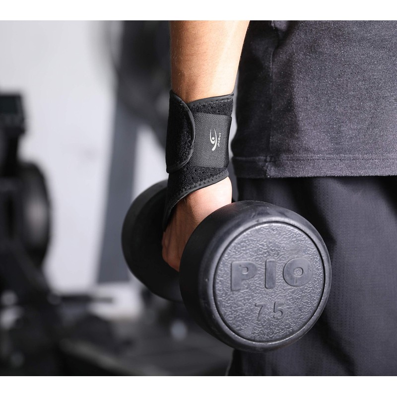 HiRui 2 Pack Wrist Compression Strap and Wrist Brace Sport