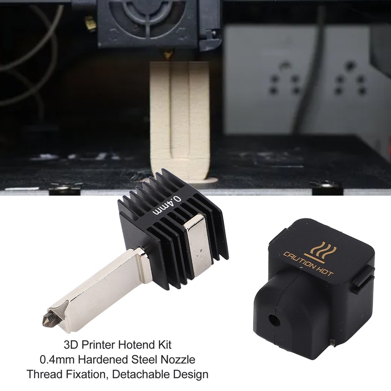 3D Printer Hotend Replacement 0.4mm Hardened Steel Nozzle Magnetic Suction