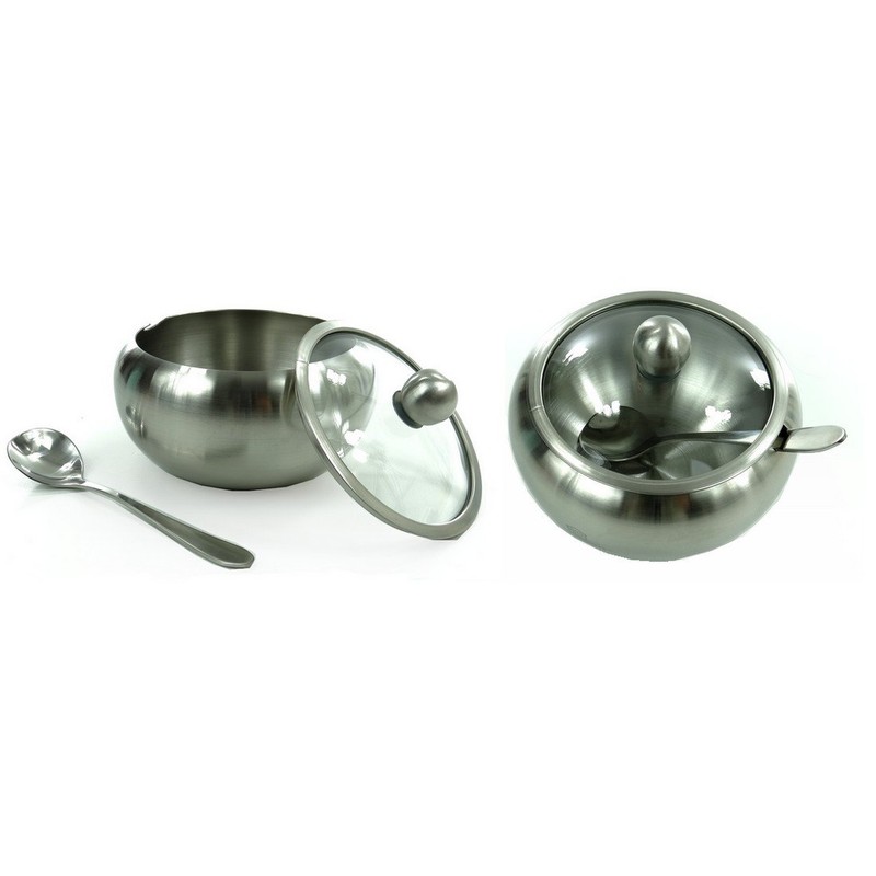 Kinghoff Beauty in the Simple Form Sugar Bowls (460 ml