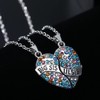 LEEQ Bff Necklaces for 2, Friendship Necklaces for 2 -