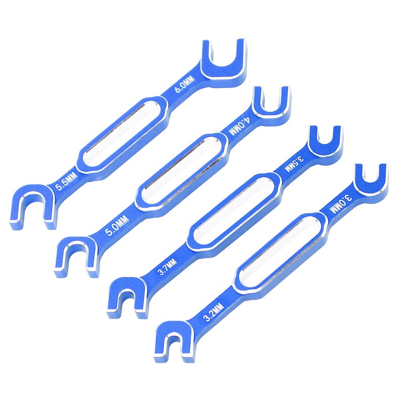 4PCS RC Car Wrenches Turnbuckle Nut Ball Joint Remover Aluminum