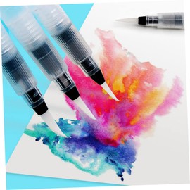 Operitacx 27 Pcs Watercolor Brush Pen Watercolor Paint Brush Aqua Coloring Brush Flat Tip Brush Pens Water-based Water Brush Wei Zhuang Fountain Pen Child Watercolor Paints