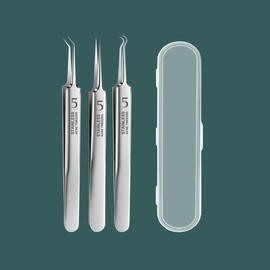 [MENQJN1Y_5C]피부 제거 머리 집게 3종세트 [MenQJN1Y_5C] Skin Removal Hair Clip 3-Piece Set
