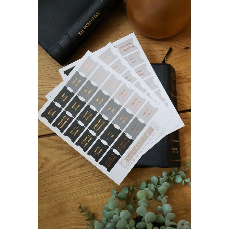 Salt & Light - Black Gradient - Copper Foil -