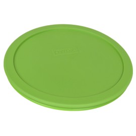 Pyrex Bundle - 2 Items: 7402-PC 6/7-Cup Green Plastic Food Storage Lids