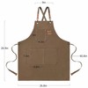 YSTP Cooking Apron Leather Apron Welding Apron Waterproof Apron with