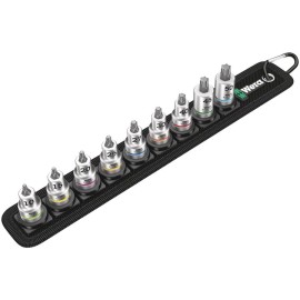 Wera Belt B 3 TORX HF Zyklop bit socket set with holding function - 3/8" drive,