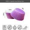 100pcs Purple Cupcake Cases Paper Baking Cups, Purple Muffin Cases