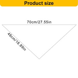 Dog Neckerchief, Cotton Plaid Pet Bandana, Washable Pet Bandana, Triangle Bib, Puppy Neckerchief, Dog Triangular Scarf, Adjustable, for Small, Medium, Large Dogs, Cats Pets