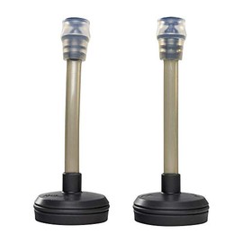 NATHAN NS4596 Hydration Bottle, Portable Water Bottle, Extended Straw, 2 Pack, Running, Trail Running