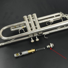 Trumpet Washer Pad, 3 Pieces Trumpet Valve Felt Washers Cushion Pad Brass Trumpets Musical Instrument Accessories (White)