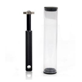 N-KONGJIAN Golf Club Groove Sharpener, Iron Wedge Groove Sharpener Tool with 6 Carbide Tungsten Steel Cutters, Golf Club Cleaner Re-Grooving Cleaning Tool