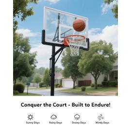 Basketball Net Heavy Duty Outdoor - 7.16oz, 12 Loops Anti-Whip All-Weather Sports Net, Replacement Net for Standard Rims, Compatible with Pool Hoop, Backyard Court & Indoor Goals - USA Colors