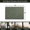 LOCHAS Luxury Bathroom Rug Shaggy Bath Mat 20 x 30