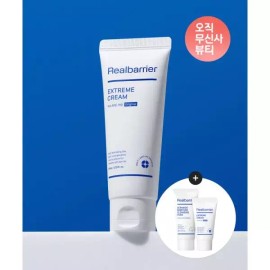 REAL BARRIER 익스트림 크림 65ml 오리지널 (tube)+[증정]세라마이드 클렌징 폼 30ML+익스트림크림25ML 203 Real Barrier Extreme Cream 65ml Original (tube) + [Free Gift] Ceramide Cleansing Foam 30ML + Extreme Cream 25ML