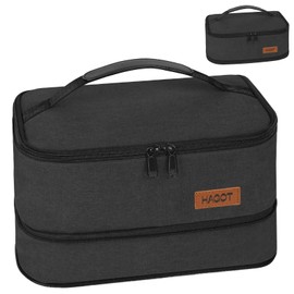 HAGOT Expandable Lunch Bag for Men Women Kids, Insulated Thermal Reusable Lunch Box Holder, Leakproof Waterproof Cool Bag with Soft Handle for Picnics School Work