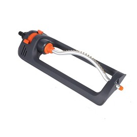 Oscillating Lawn Sprinkler, 19 Brass Nozzles, 26-33ft Coverage Range