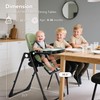 Kinder King Convertible High Chair for Babies & Toddlers, Adjustable