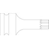 Sonic 86807818 Impact Bit Socket XZN M18, 78 mm, 1/2-inch