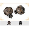 USFOOK Black Curtain Rods for Windows 72 to 144 Inch,