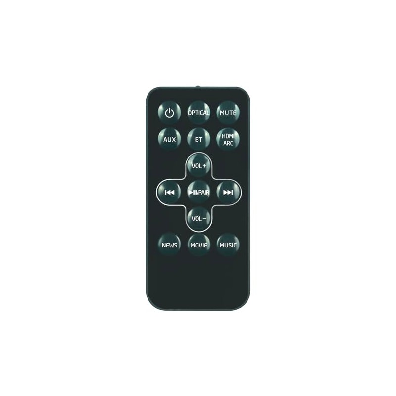 STV106 Replacement Remote fit for Sharp SoundBar System HT-SB110 HT-SB115