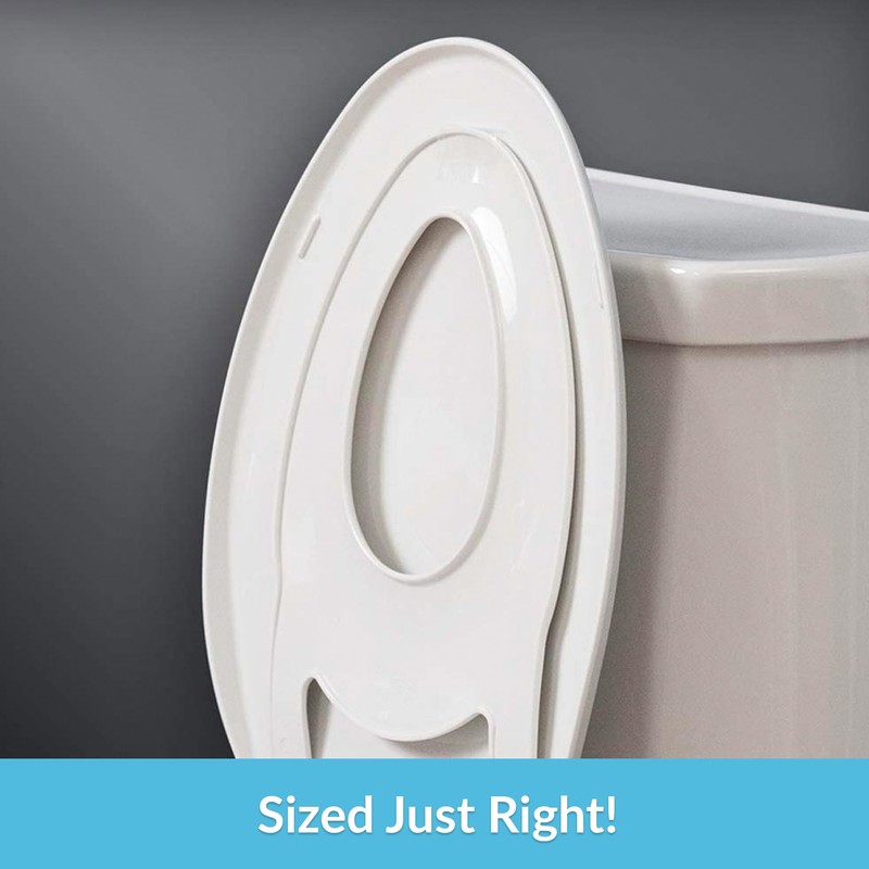 Little2Big Toilet Seat with Built-In Potty Training Seat, Slow Close,