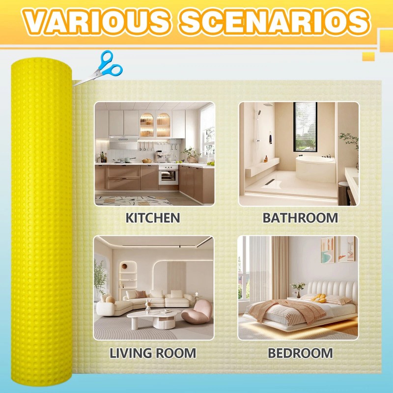 MAXKOSKO Waterproof Underlayment - 1/8" Tile Membrane - 54 Sq.