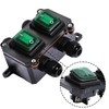 aikoolwer Inline Cord Switch DPST Toggle On Off Rocker Button