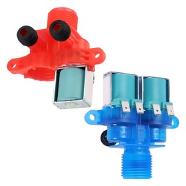 W10240949 Cold Water Inlet Valve and W10240948 Hot Water Inlet Valve, Automatic Washing Machine Electric Water Inlet Solenoid Valve Washing Machine Accessories for Home