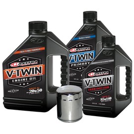 MaximaHiflofiltro VTTOCK08 Complete Engine Oil Change Kit for V-Twin Harley Davidson Evolution, 6 Quart
