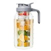 64 oz Fruit Water Infuser Pitcher, Heavy Duty Wide Mouth