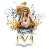 CafePress Immaculate Heart of Mary Oval Car Bumper Sticker