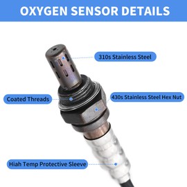 Hoypeyfiy 2Pcs Oxygen O2 Sensor Upstream and Downstream 234-4587 2344593 05149171AA Replacement for Dodge Jeep Durango Dakota Ram Grand Chrysler 300 Town Country Cherokee
