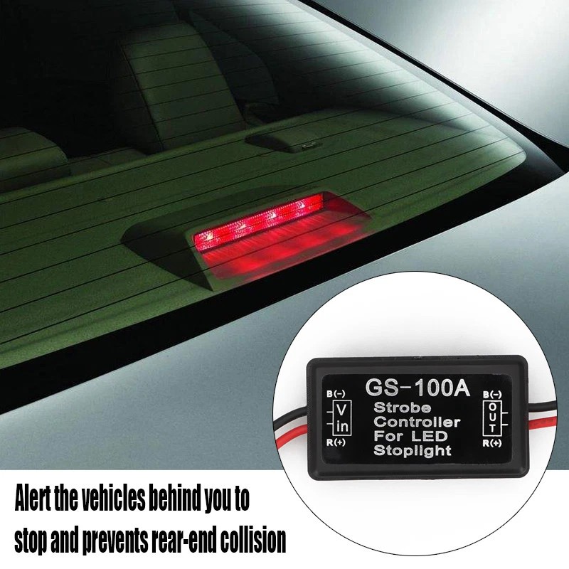 SparkHID Universal 3rd Brake light Stop Light Pulsing Strobe Flash