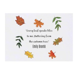 'Every Leaf Speaks Bliss To Me' Temporary Tattoo - Water Resistant, Skin-Safe, Non-Toxic Transfer (TO00078167)