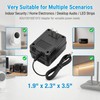 AC to AC Wall Adapter Transformer 12V Straight 2.1 mm