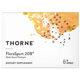 Thorne Research - FloraSport 20B Probiotic Supplement - 20 Billion Active Cultures per Capsule - NSF Certified for Sport - 30 Capsules
