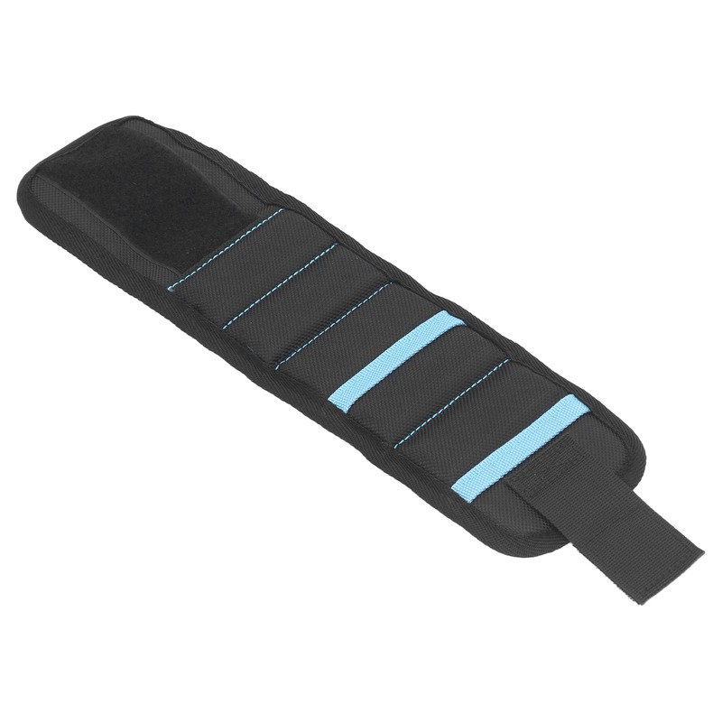 5 Grids Magnetic Wristband 20 Strong Magnets Tool Holder Black