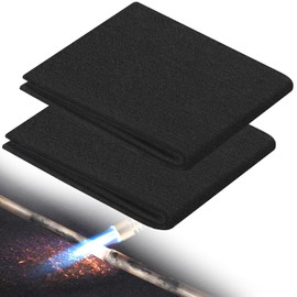Welding Blanket Fireproof Mat,2 Packs 9" X 12" Heat Resistant Fabric 1800°F High Temp Insulation Pad,Welding Pad for Plumbing,Flame Retardant Protective Mat Soldering Welding (9" x 12"x 0.14"-2 pack)