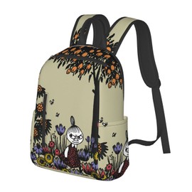 Moomin Backpack, Men's Backpack, Commuting to Work or School, Business Trip, Travel, Large Capacity, Rucksack, Unisex, Pc Bag, Waterproof, Multi-functional, Backpack, multicolor