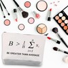 PLITI Math Makeup Bag Be Greater Than Average Math Lover