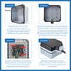 Marscharm Outdoor Socket Waterproof 1 Way 2 Sockets IP66 Switch