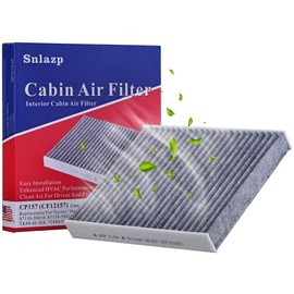 Snlazp CP157 (CF12157) Cabin Air Filter With Activated Carbon for Some Lexus, Mazda, Subaru, and Toyota Avalon, Camry, Corolla, Highlander, Prius, RAV4, Sienna, Venza, and Other Alternatives.