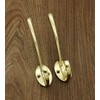 Infinity Decor Victorian Style Solid Brass 115mm Wall/Door Mounted Coat