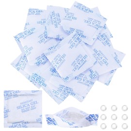 35 x 10 g silica gel bags, silica gel desiccant silica gel bags, vacuum silica gel packs, silica gel sachets for electronics, clothing, drawers, shoe dehumidifier, cabinet dehumidifier