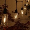 NOMA Connectable Edison Drop Festoon Garden Lights, 10 Large Warm