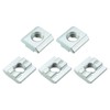 METALLIXITY Sliding T Nut M8 Thread 5 Piece Carbon Steel