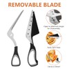 Vicloon Pizza Scissors, Pizza Cutter with Sharp Blades, Removable Multi-Purpose